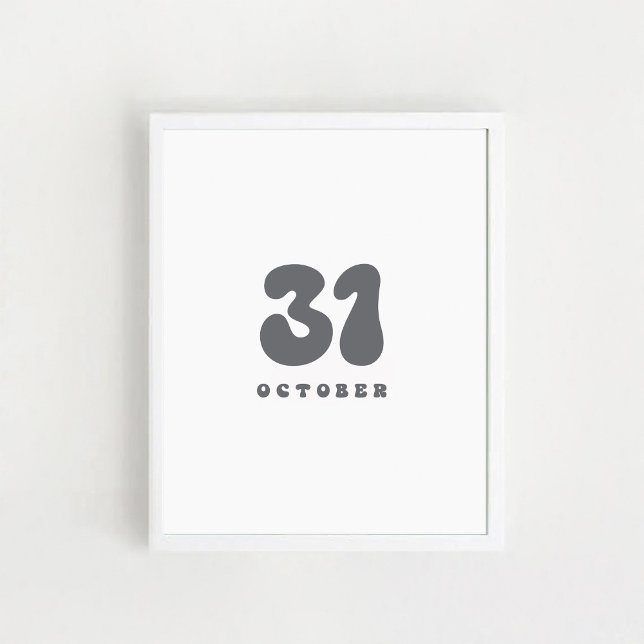 Halloween am 31. Oktober Poster (Von Creator hochgeladen)