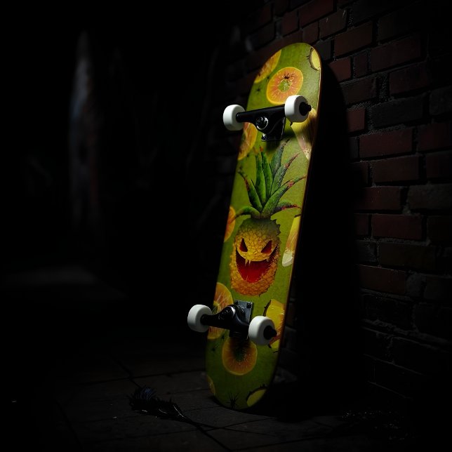 Halloween-Ananas Skateboard (Von Creator hochgeladen)