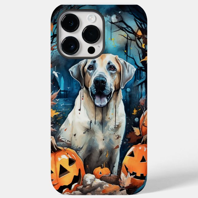 Halloween Anatolischer Schäferhund mit Pumpkins Be Case-Mate iPhone Hülle (Rückseite)