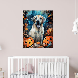 Halloween Anatolischer Schäferhund mit Pumpkins Be Poster