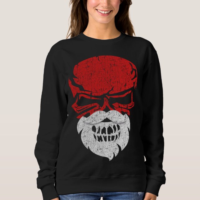 Halloween and Christmas Skull Graphic Tees Hallowe (Vorderseite)