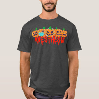 Halloween Anesthesia Pumpkins mit Maske und T-Shirt