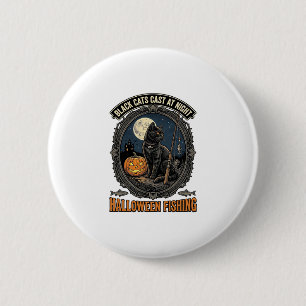 Halloween Angeljäger Vintage-Kürbis-Design_1 Button