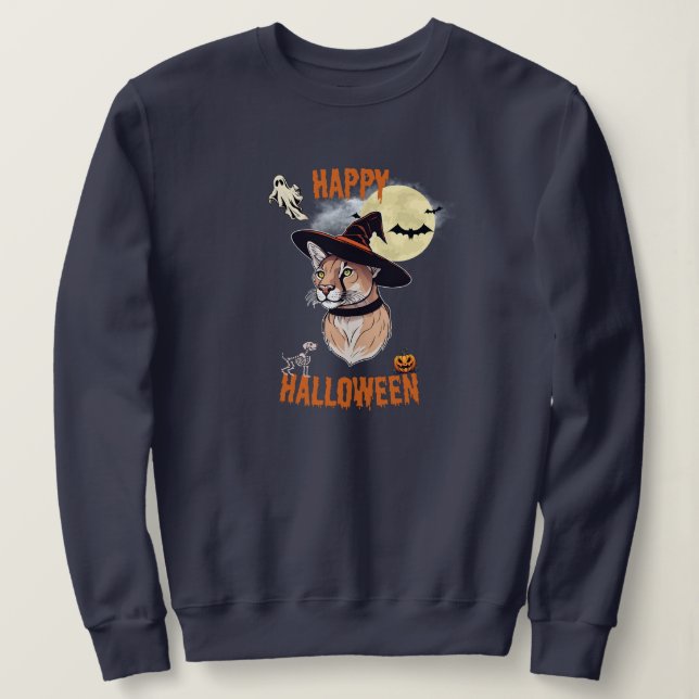 halloween animals sweatshirt (Design vorne)