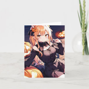 Halloween Anime Karte