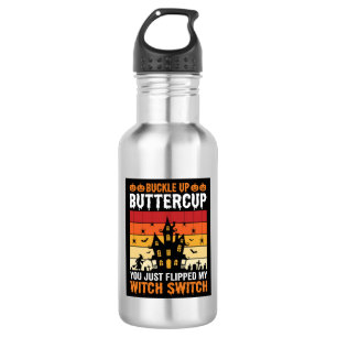 Halloween Anschnallen Buttercup Hexen Schalter Des Edelstahlflasche