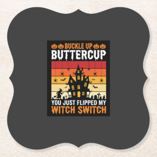 Halloween Anschnallen Buttercup Hexen Schalter Des Untersetzer