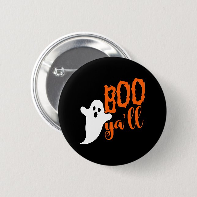 Halloween-Anstecknadel Button (Vorne & Hinten)