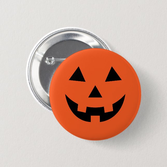Halloween-Anstecknadel Button (Vorne & Hinten)