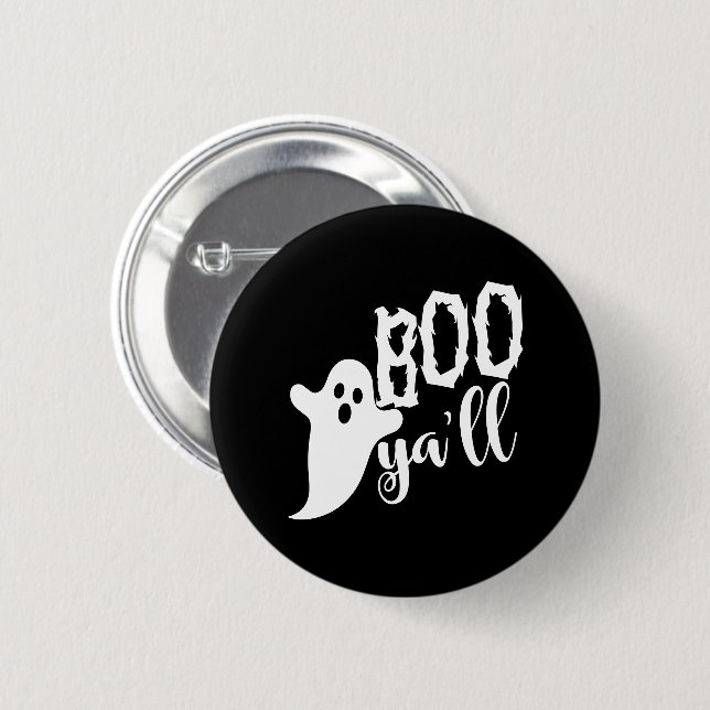 Halloween-Anstecknadel Button (Vorne & Hinten)