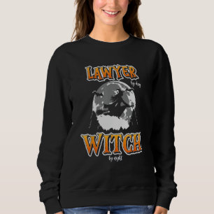 Halloween Anwalt Hexe Funny Niedlich Court of Law Sweatshirt