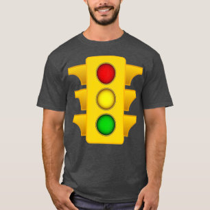 Halloween Anzug Traffic Light funny Simple T-Shirt