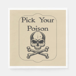 Halloween Apothecary Pick Your Poison Serviette