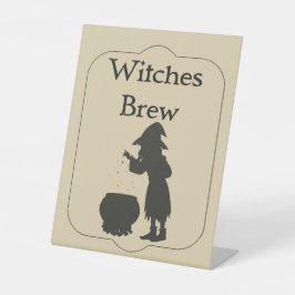 Halloween Apothecary Witches Brew Sockelschild