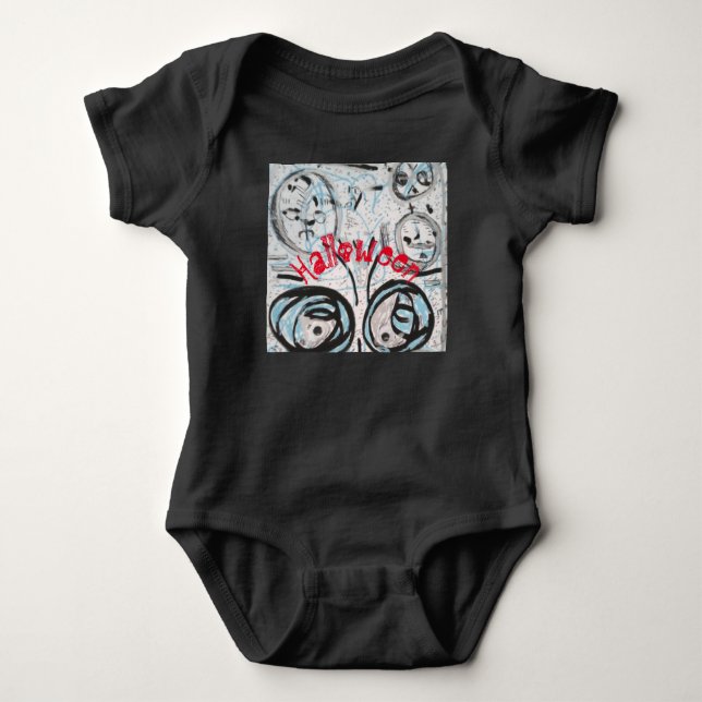 Halloween Art Collection Baby Bodysuit Strampler (Vorderseite)