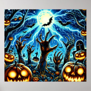 Halloween Art Poster