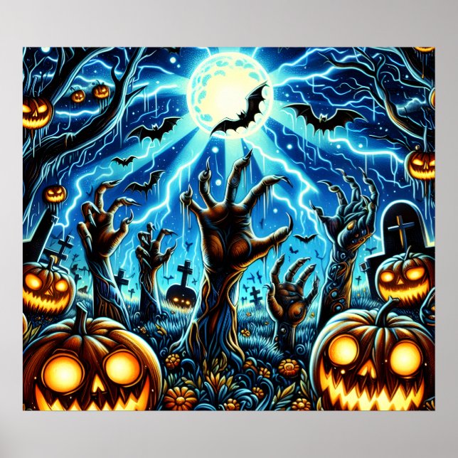 Halloween Art Poster (Vorne)