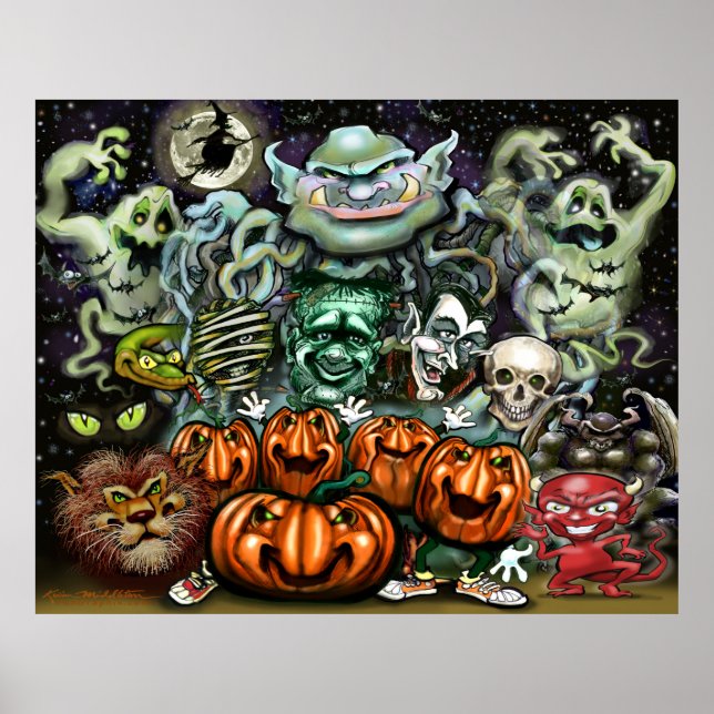 Halloween Art Poster (Vorne)