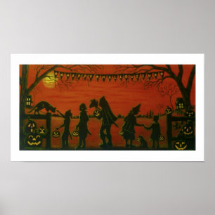 Halloween Art Poster "Happy Halloween"