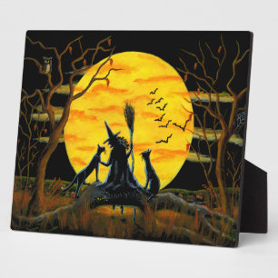 Halloween Art Print "Patient,Halloween Nears" Fotoplatte