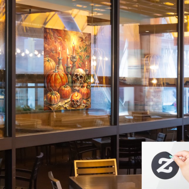 Halloween Art Window Cloning Fensteraufkleber (Restaurantfenster)