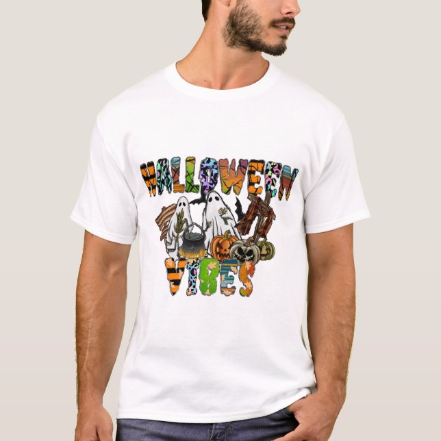 Halloween-Atmosphäre T-Shirt (Vorderseite)