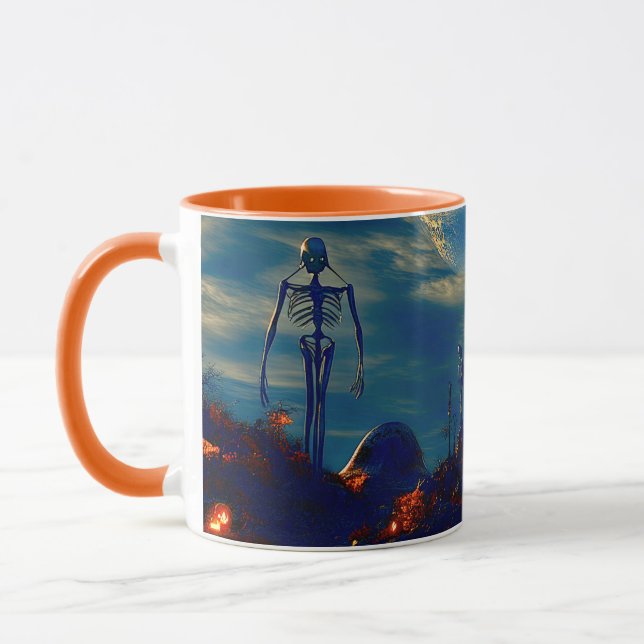 Halloween auf einer anderen Welt Tasse (Links)