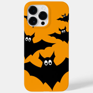 Halloween auf Orange coole niedliche Schwarze Fled Case-Mate iPhone Hülle