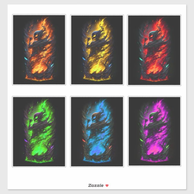 Halloween Aufkleber (Blatt)