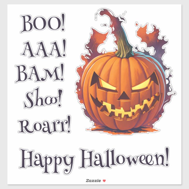 Halloween-Aufkleber Aufkleber (Blatt)