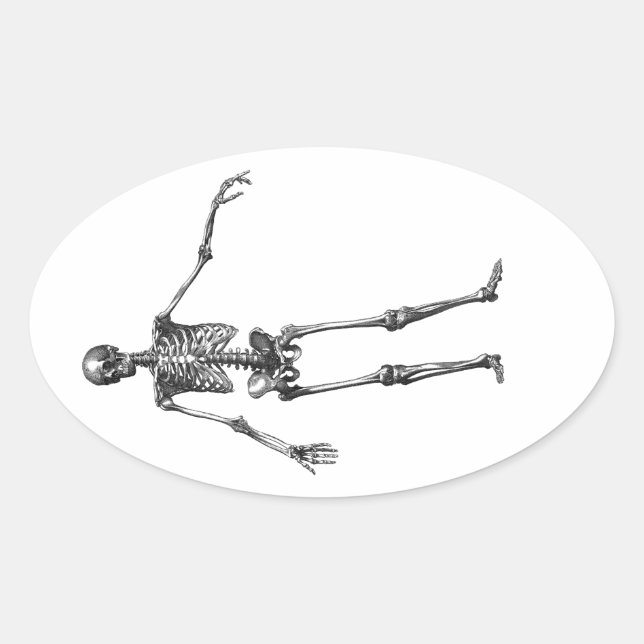 Halloween-Aufkleber Ovaler Aufkleber (Vorderseite)