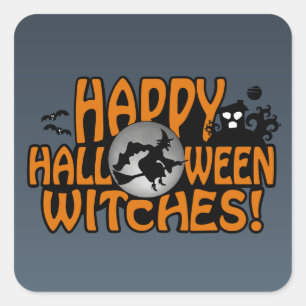Halloween-Aufkleber Quadratischer Aufkleber