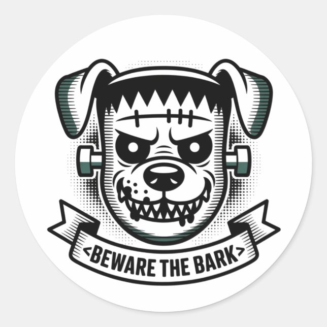 Halloween-Aufkleber Runder Aufkleber (Vorderseite)