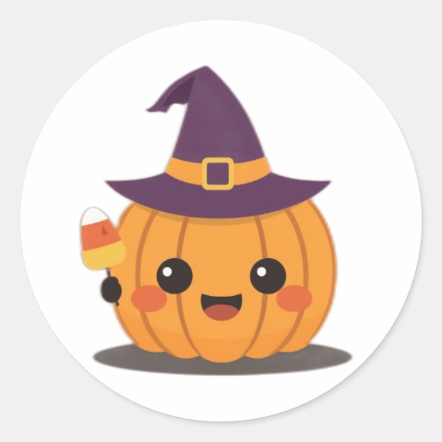 Halloween-Aufkleber  Runder Aufkleber (Vorderseite)