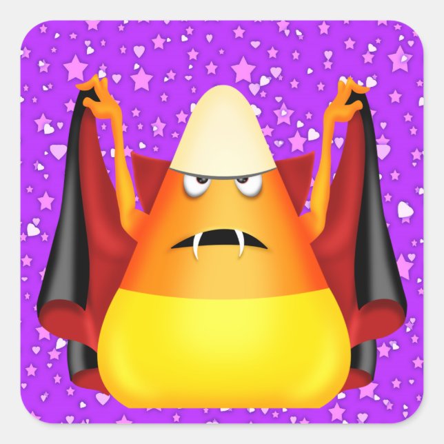 Halloween-Aufkleber - SRF Quadratischer Aufkleber (Vorderseite)