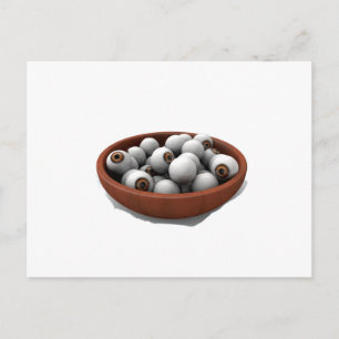 Halloween-Augen Postkarte