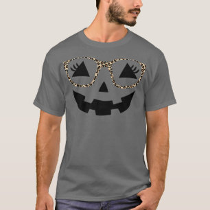 Halloween-Augenlider Leopardenbrille h T-Shirt