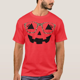 Halloween-Augenlider Leopardenbrille h T-Shirt