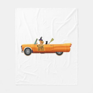 Halloween-Auto Fleecedecke