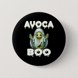 Halloween Avocado Pun Ghost Kostüm Funny Veggie A Button