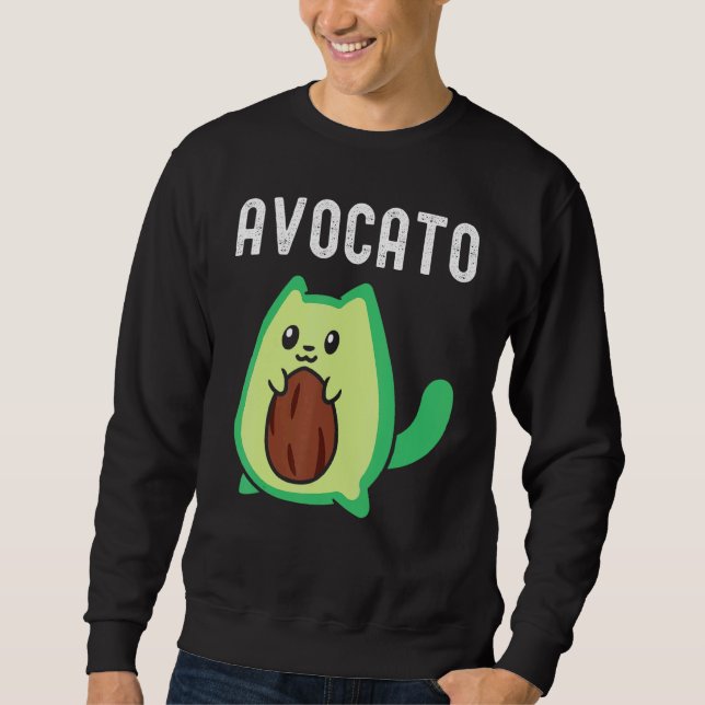 Halloween Avocato Kostüm für Avocado Sweatshirt (Vorderseite)