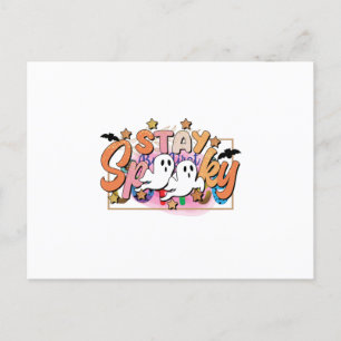 Halloween Awesome Bleib Spooky Geburtstag Postkarte