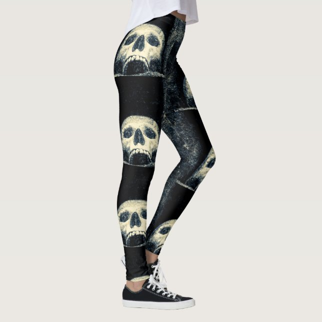 Halloween Awful Skull Leggings (Rechts)