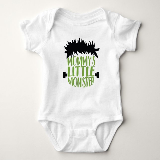 Halloween Baby Bodysuit - Mommy's Little Monster Baby Strampler (Vorderseite)