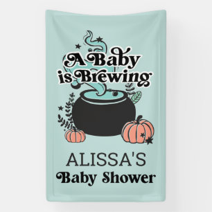 Halloween-Baby-Brauerei-Baby-Shower-Willkommenbann Banner
