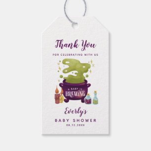 Halloween Baby Braut Babydusche Danke Geschenkanhänger