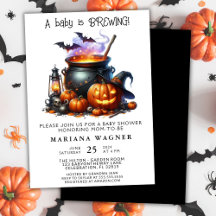 Halloween Baby braut Babydusche