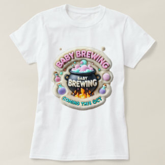 Halloween Baby Brewing Ankündigung T-Shirt
