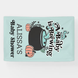 Halloween Baby Brewing Baby Dusche Begrüßungsbanne Banner