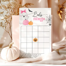 Halloween Baby Dusche Bingo Spiel